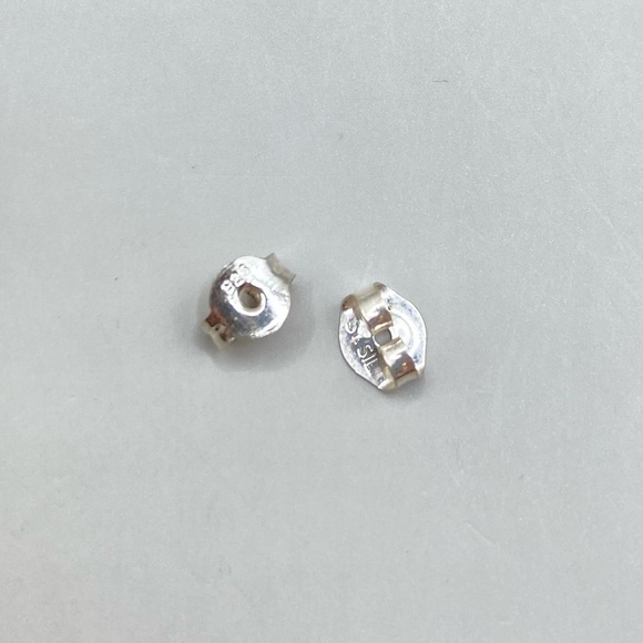 Ladda Bihler Sterling Silver and Gold Leaf Earrings - Picture 5 of 6